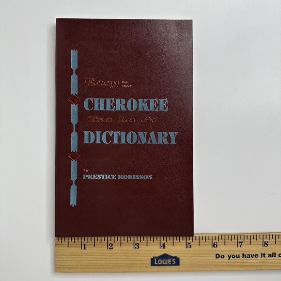 Easy Use Cherokee Tsa La Gi Dictionary Prentice Robinson 1996 Language Culture - Picture 10 of 10